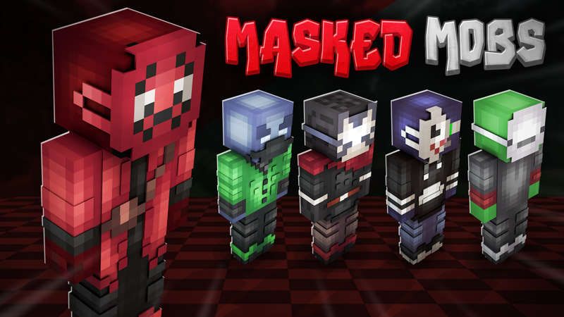 Masked Mobs on the Minecraft Marketplace by RareLoot