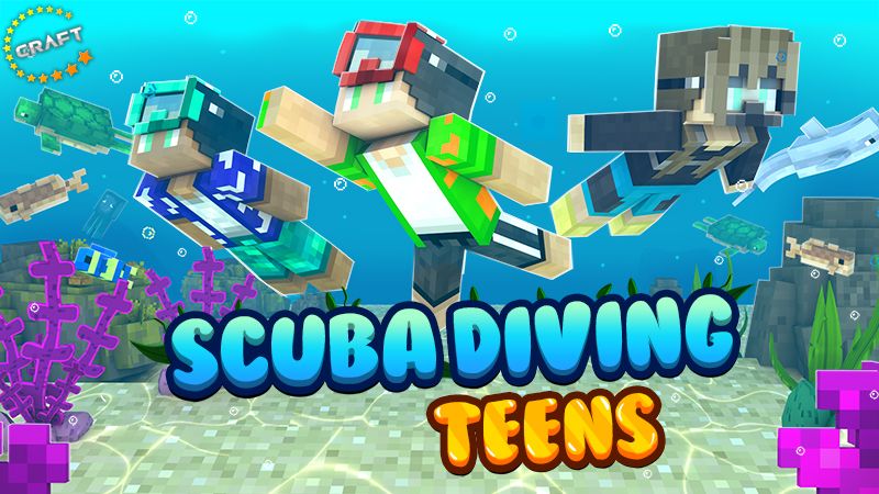 Scuba Diving Teens by The Craft Stars (Minecraft Skin Pack) - Minecraft ...