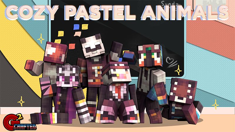 Cozy Pastel Animals on the Minecraft Marketplace by G2Crafted Cozy Pastel Animals on the Minecraft Marketplace by G2Crafted