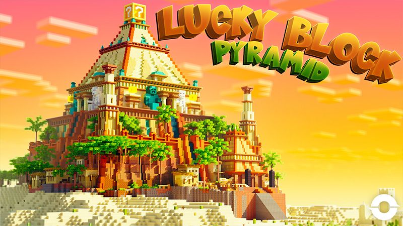 Lucky Block Pyramid on the Minecraft Marketplace by Odyssey Builds