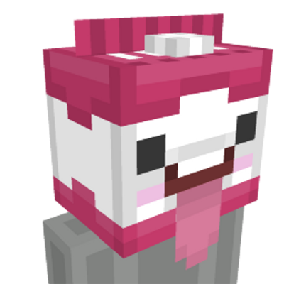 Strawberry Milk Head on the Minecraft Marketplace by Cleverlike