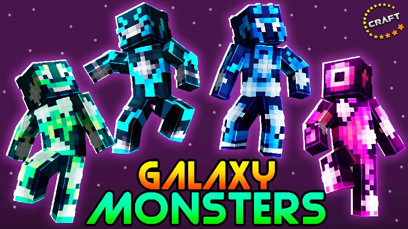 Galaxy Monsters on the Minecraft Marketplace by The Craft Stars