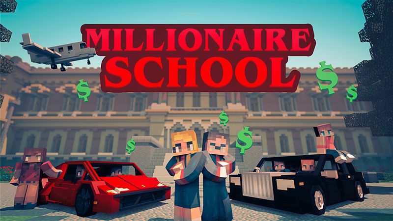 Millionaire School on the Minecraft Marketplace by InPvP Millionaire School on the Minecraft Marketplace by InPvP