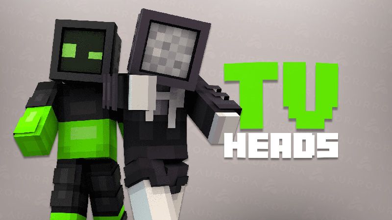 TV Heads on the Minecraft Marketplace by Aurrora Skins