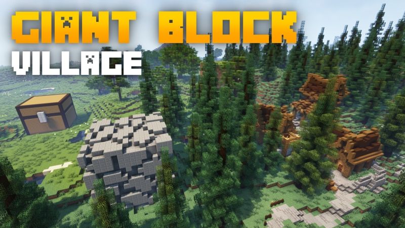 Giant Block Village on the Minecraft Marketplace by Fall Studios Giant Block Village on the Minecraft Marketplace by Fall Studios