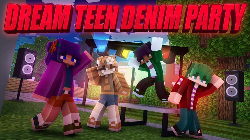 Dream Teen Denim Party on the Minecraft Marketplace by Giggle Block Studios