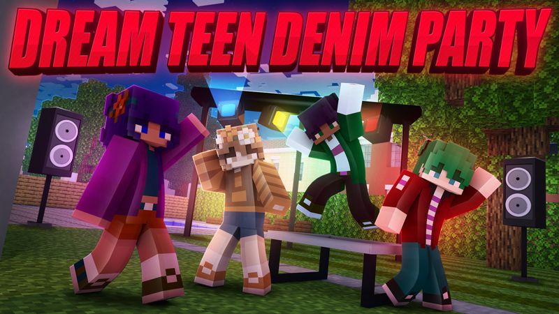 Dream Teen Denim Party on the Minecraft Marketplace by Giggle Block Studios Dream Teen Denim Party on the Minecraft Marketplace by Giggle Block Studios