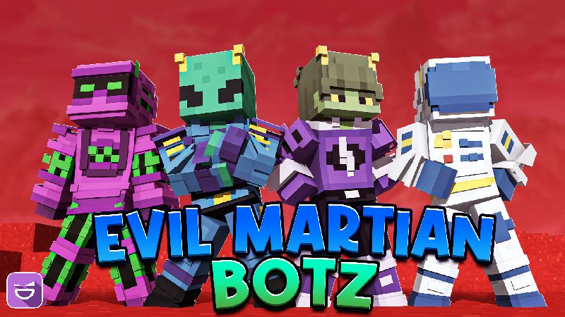 Evil Martian Botz on the Minecraft Marketplace by Giggle Block Studios Evil Martian Botz on the Minecraft Marketplace by Giggle Block Studios