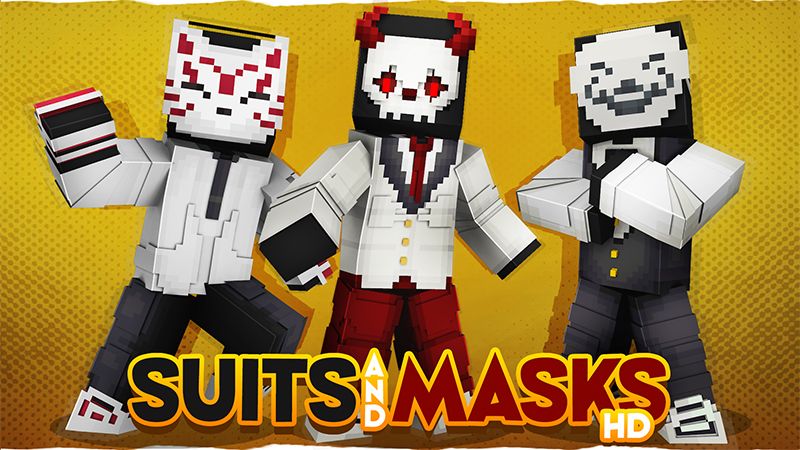 Suits and Masks HD on the Minecraft Marketplace by The Lucky Petals