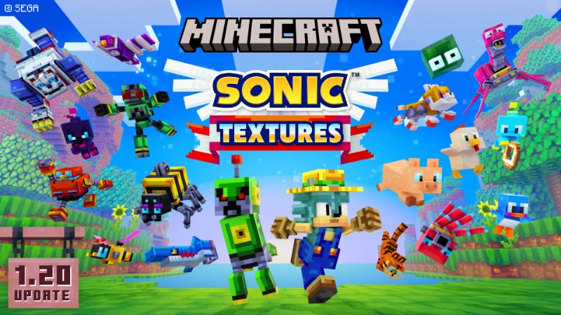 Sonic Texture Pack on the Minecraft Marketplace by Gamemode One