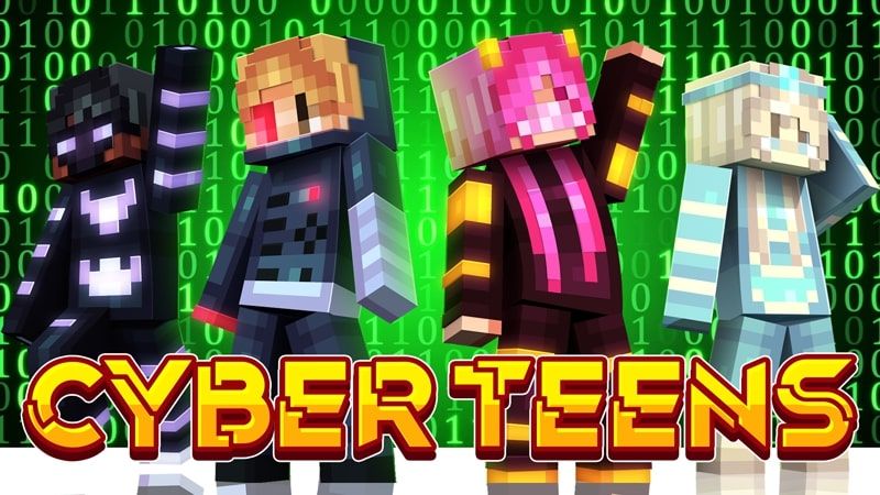 Cyber Teens by Mine-North (Minecraft Skin Pack) - Minecraft Marketplace ...