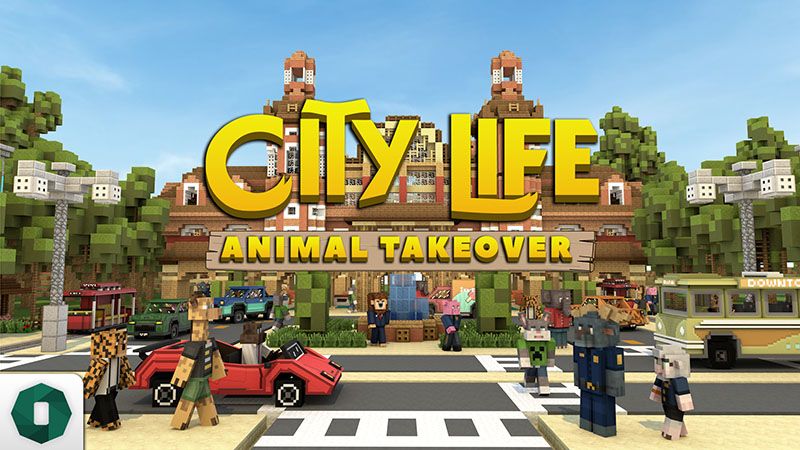 City Life Animal Takeover on the Minecraft Marketplace by Octovon