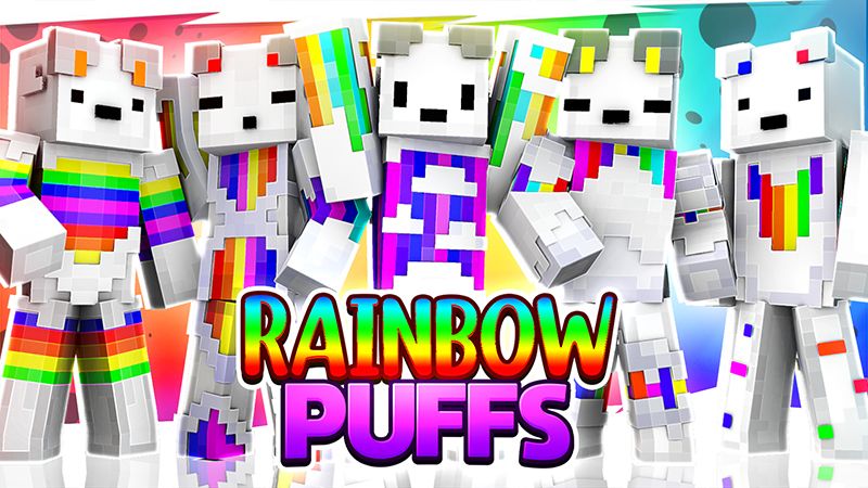 Rainbow Puffs on the Minecraft Marketplace by Sapphire Studios Rainbow Puffs on the Minecraft Marketplace by Sapphire Studios