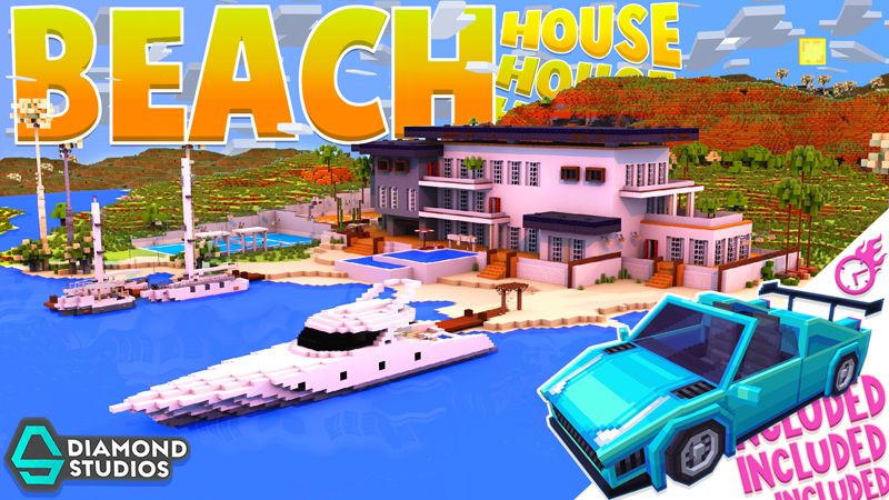 Beachhouse on the Minecraft Marketplace by Diamond Studios Beachhouse on the Minecraft Marketplace by Diamond Studios