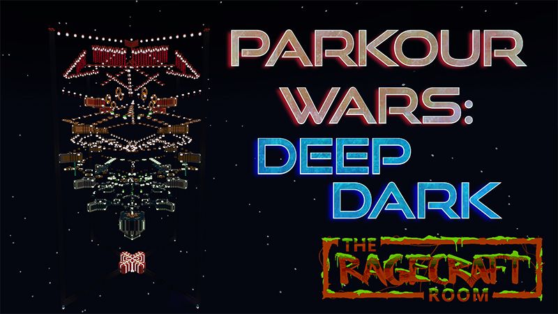 Parkour Wars Deep Dark on the Minecraft Marketplace by The Rage Craft Room
