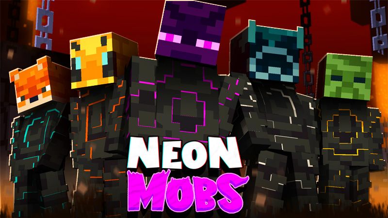 Neon Mobs on the Minecraft Marketplace by Cubeverse Neon Mobs on the Minecraft Marketplace by Cubeverse