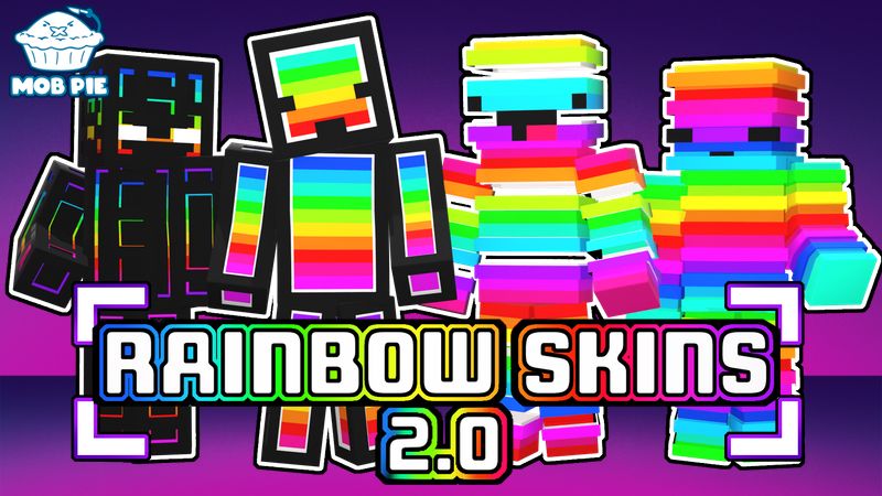 Rainbow Skins 20 on the Minecraft Marketplace by Mob Pie
