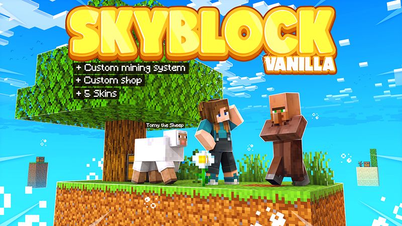 Skyblock Vanilla on the Minecraft Marketplace by Cynosia Skyblock Vanilla on the Minecraft Marketplace by Cynosia