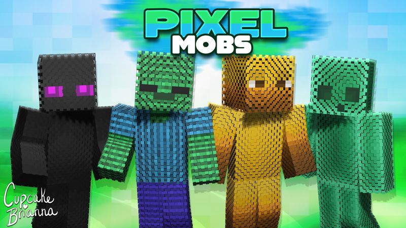 Pixel Mobs HD Skin Pack on the Minecraft Marketplace by CupcakeBrianna