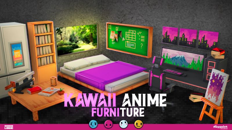 Kawaii Anime Furniture on the Minecraft Marketplace by Waypoint Studios