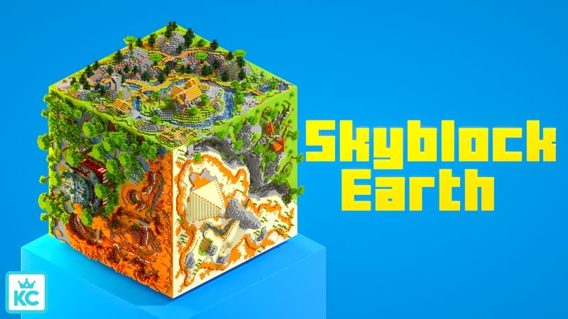 minecraft cube earth