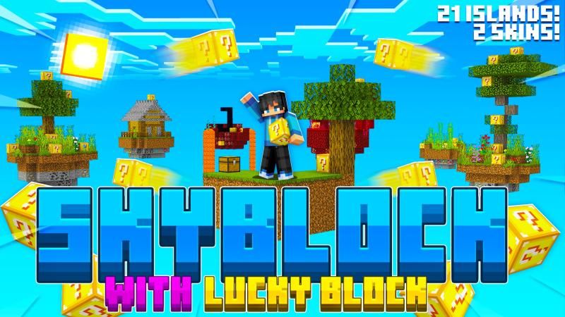 Skyblock With Lucky Block on the Minecraft Marketplace by DogHouse