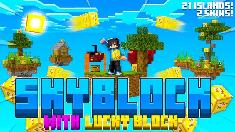 Skyblock With Lucky Block on the Minecraft Marketplace by DogHouse Skyblock With Lucky Block on the Minecraft Marketplace by DogHouse