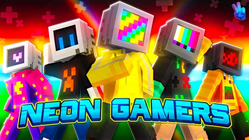 Neon Gamers on the Minecraft Marketplace by Gamefam Neon Gamers on the Minecraft Marketplace by Gamefam