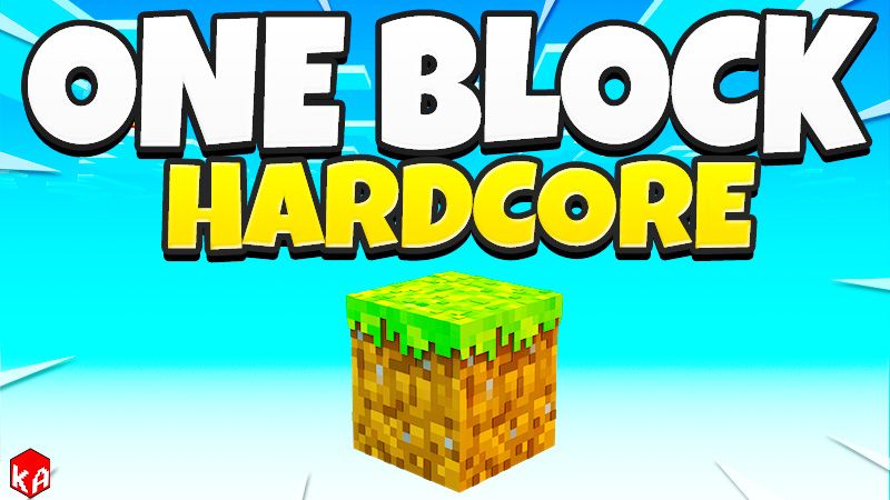One Block Hardcore Mode on the Minecraft Marketplace by KA Studios