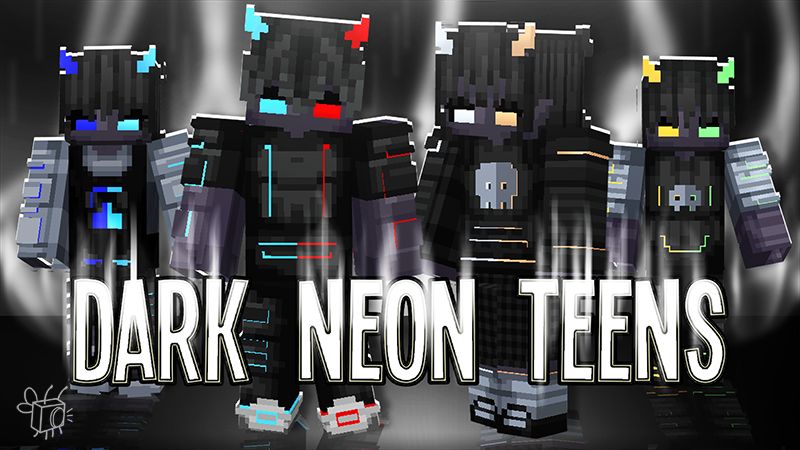 Dark Neon Teens on the Minecraft Marketplace by Blu Shutter Bug Dark Neon Teens on the Minecraft Marketplace by Blu Shutter Bug