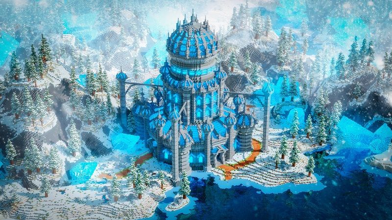 Freeze Palace on the Minecraft Marketplace by Street Studios Freeze Palace on the Minecraft Marketplace by Street Studios