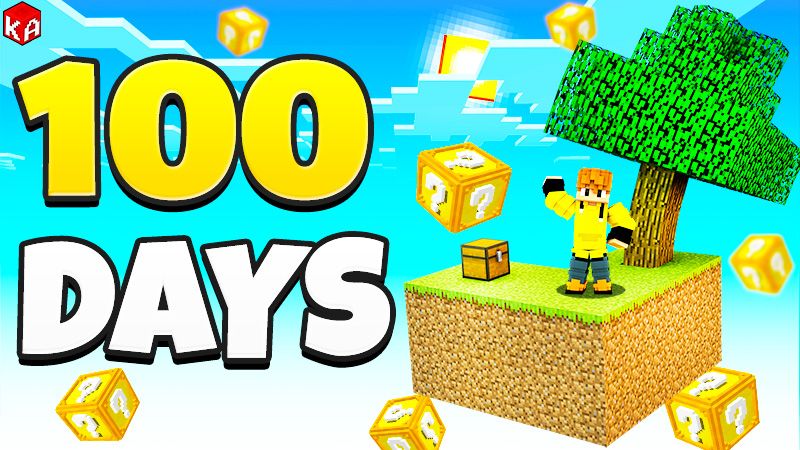 100 Days Lucky Block SkyBlock on the Minecraft Marketplace by KA Studios 100 Days Lucky Block SkyBlock on the Minecraft Marketplace by KA Studios