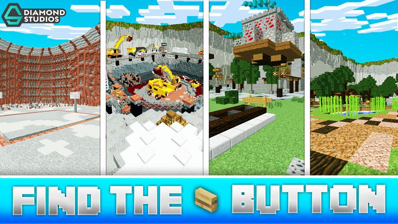 Find The Button on the Minecraft Marketplace by Diamond Studios Find The Button on the Minecraft Marketplace by Diamond Studios