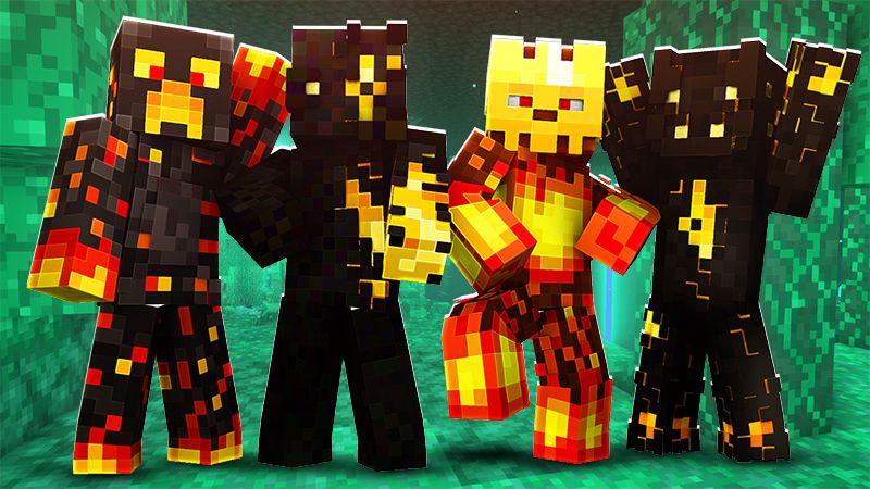 Nether Skin Pack on the Minecraft Marketplace by The Lucky Petals