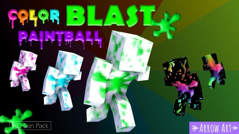 Color Blast Paintball on the Minecraft Marketplace by Arrow Art Games Color Blast Paintball on the Minecraft Marketplace by Arrow Art Games