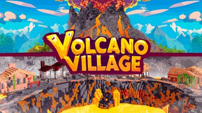 Volcano Village on the Minecraft Marketplace by The Lucky Petals