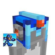 Mega Man X Helmet on the Minecraft Marketplace by 57Digital
