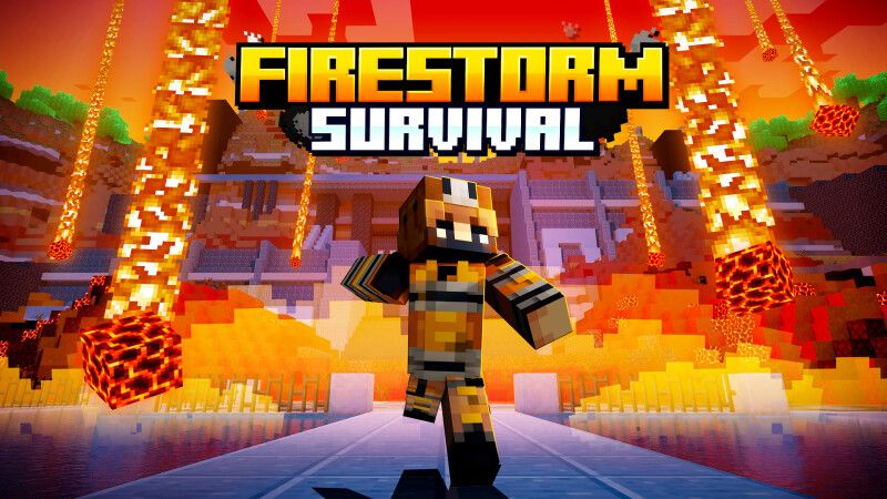 Firestorm Survival on the Minecraft Marketplace by CrackedCubes Firestorm Survival on the Minecraft Marketplace by CrackedCubes