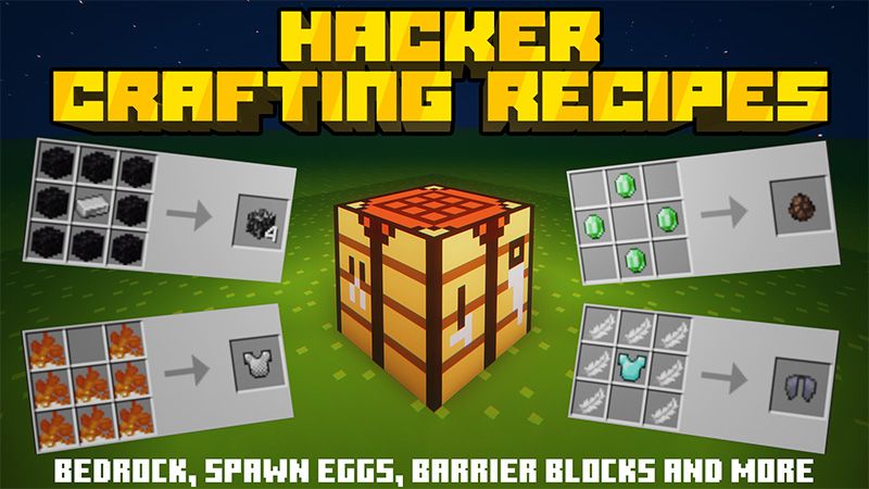 Hacker Crafting Recipes on the Minecraft Marketplace by Mine-North