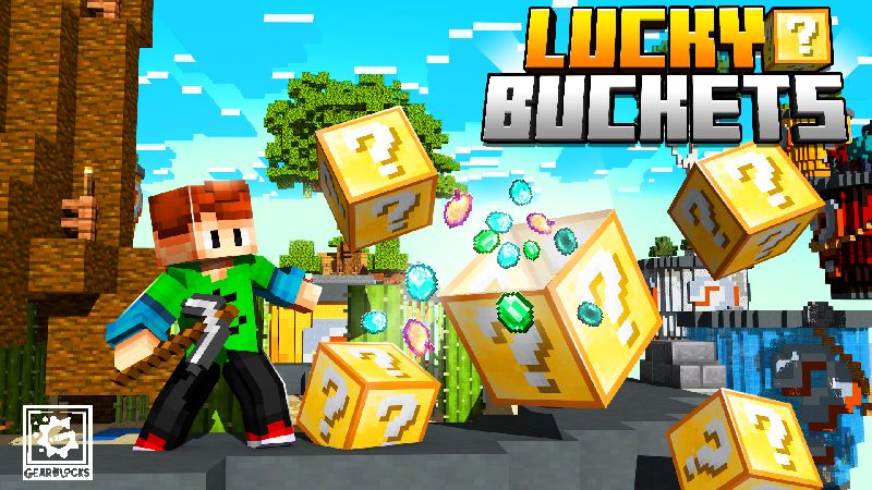 Lucky Buckets on the Minecraft Marketplace by Gearblocks