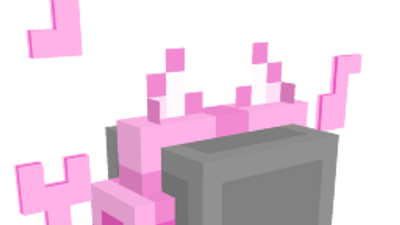 Pink Cat Headphones on the Minecraft Marketplace by Cubical