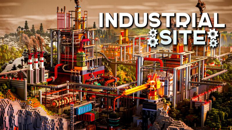 Industrial Site on the Minecraft Marketplace by CrackedCubes Industrial Site on the Minecraft Marketplace by CrackedCubes