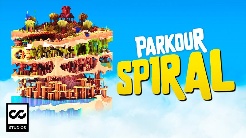 Spiral Caves Parkour on the Minecraft Marketplace by Chillcraft