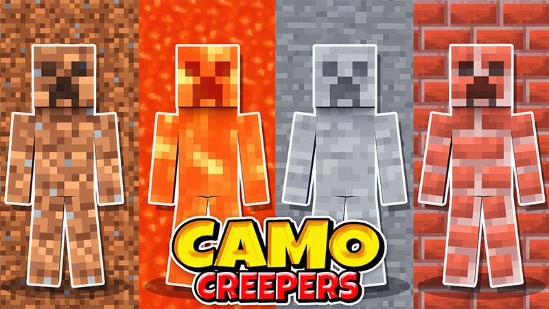 Camo Creepers on the Minecraft Marketplace by HeroPixels