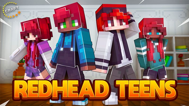 Redhead Teens on the Minecraft Marketplace by The Craft Stars Redhead Teens on the Minecraft Marketplace by The Craft Stars