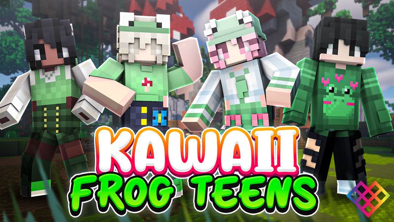 Kawaii Frog Teens on the Minecraft Marketplace by Rainbow Theory