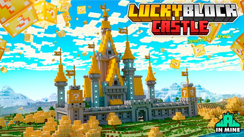 Luckyblock Castle on the Minecraft Marketplace by In Mine Luckyblock Castle on the Minecraft Marketplace by In Mine