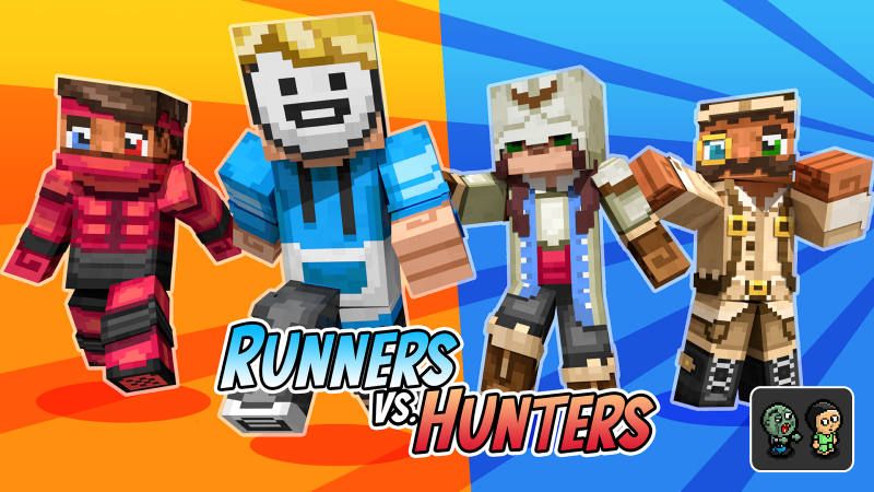 Runners Vs Hunters on the Minecraft Marketplace by BLOCKLAB Studios Runners Vs Hunters on the Minecraft Marketplace by BLOCKLAB Studios