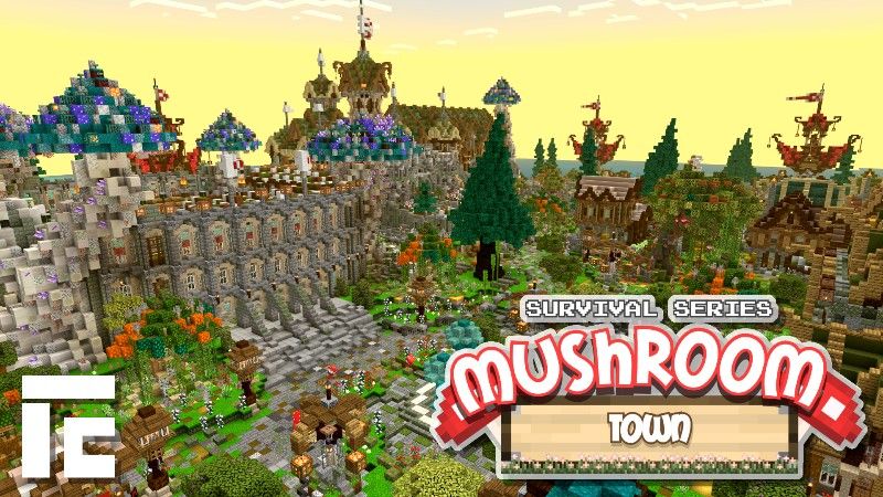 Mushroom Town on the Minecraft Marketplace by Pixel Core Studios Mushroom Town on the Minecraft Marketplace by Pixel Core Studios