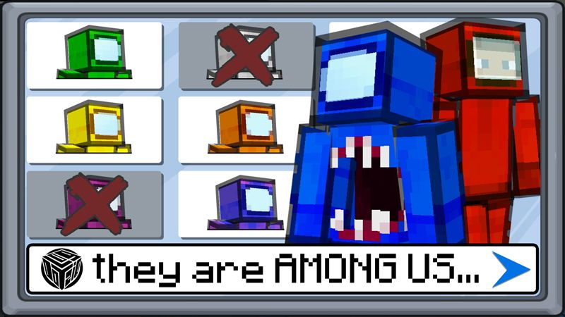 They are AMONG US on the Minecraft Marketplace by Logdotzip They are AMONG US on the Minecraft Marketplace by Logdotzip